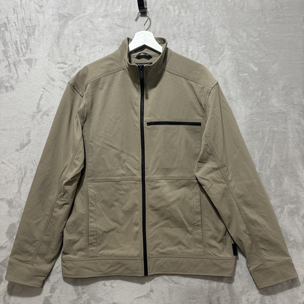 Mountain Hardwear‎ Piero Work Jacket Men's Khaki Full Zip Size Large
